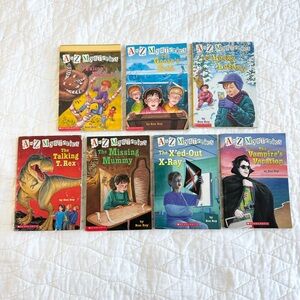 Vintage Ron Roy A to Z Mysteries Book Lot Childrens Chapter Books Scholastic